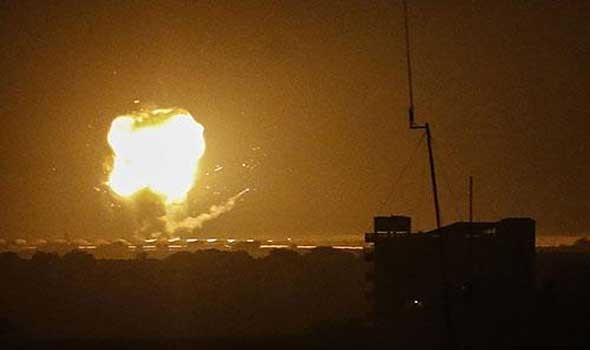 صوت الإمارات - ضربات جوية إسرائيلية على مواقع في غزة رداً على إطلاق صاروخ تابع لـ"حماس"