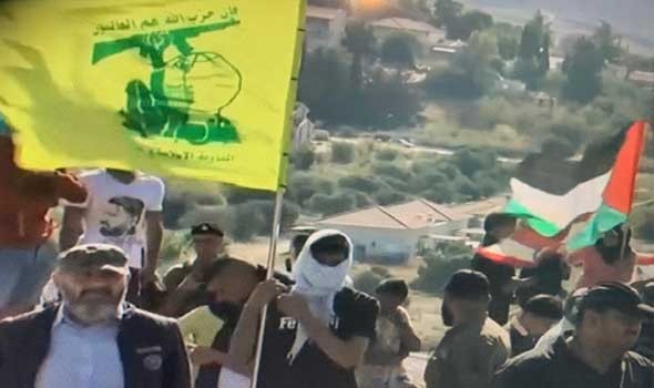  صوت الإمارات - حزب الله ينشر صورًا لمنصة إسرائيلية  قبيل وصول الوسيط الأميركي إلى بيروت