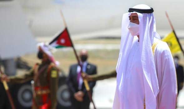  صوت الإمارات - رئيس دولة الإمارات يستقبل حاكم أم القيوين وولي عهده