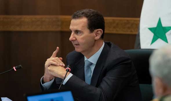  صوت الإمارات - الأسد يقبل أوراق اعتماد سفير الإمارات لدى سوريا