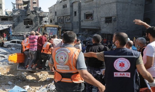 عمليات إنزال جوي للمساعدات الانسانية في غزة من القيادة المركزي الأميركية