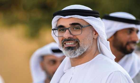  صوت الإمارات - خالد بن محمد بن زايد يلتقي الرئيس التنفيذي لشركة «أبولو جلوبال مانجمنت»