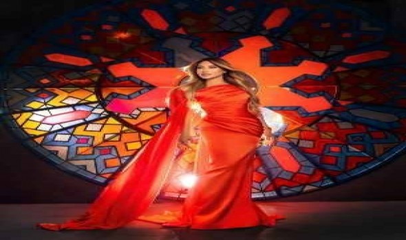  صوت الإمارات - نجوى كرم تتألق بالفستان البرتقالي وتواصل عشقها للفساتين الملوّنة