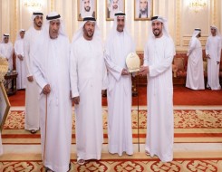  صوت الإمارات - حمد الشرقي يستقبل المهنئين بشهر رمضان بحضور ولي عهد الفجيرة