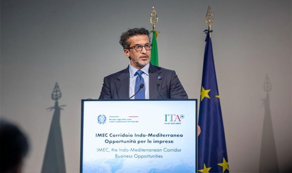  صوت الإمارات - الإمارات تشارك في مؤتمر "الممر الاقتصادي بين الهند والشرق الأوسط وأوروبا" في إيطاليا