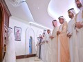  صوت الإمارات - حاكم عجمان وولي عهده يؤديان صلاة عيد الفطر في مسجد قصر الزاهر