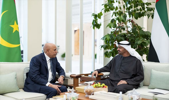  صوت الإمارات - رئيس الدولة ونظيرة الموريتاني يبحثان تعزيز التعاون والتطورات الإقليمية