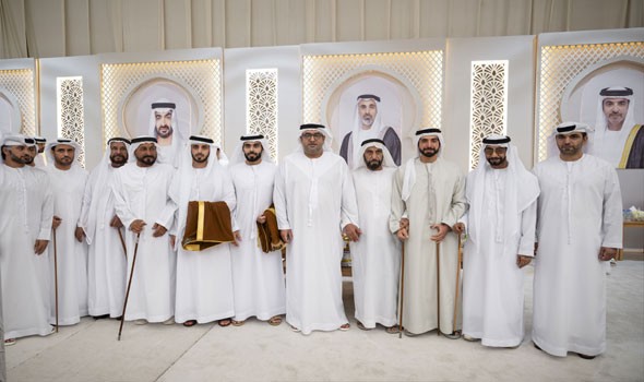 صوت الإمارات - محمد بن حمدان بن زايد يحضر حفل استقبال بمناسبة أفراح الكتبي في العين