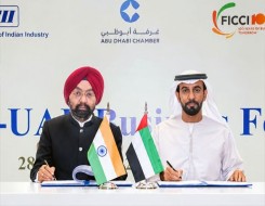 صوت الإمارات - غرفة أبوظبي واتحاد غرف التجارة والصناعة الهندية يعززان الشراكة بين مجتمعي الأعمال في الإمارات والهند